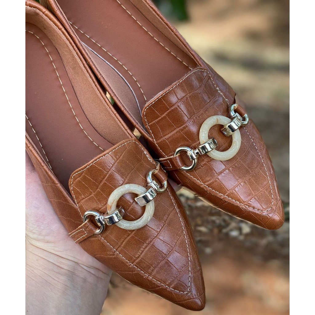 Sapatilha Feminina Bico Fino S132 em Oferta na Shopee