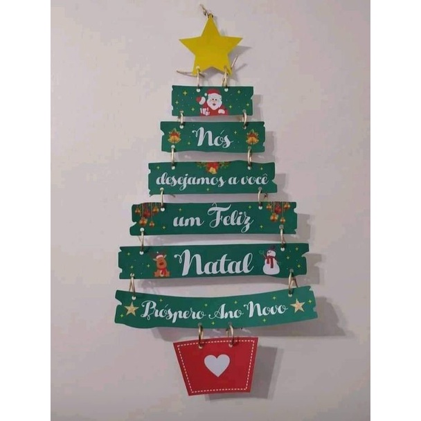 Árvore de Natal de Parede ou Porta | Shopee Brasil