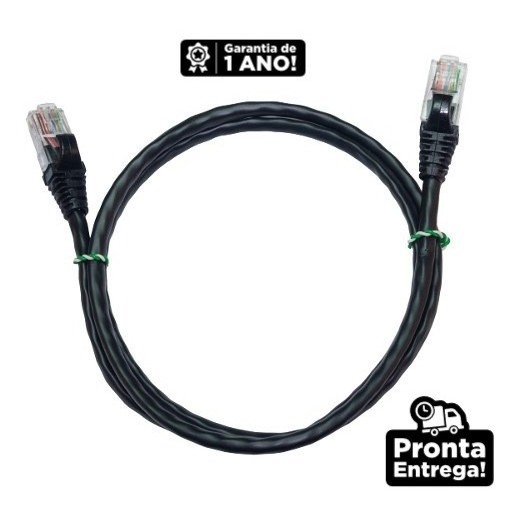 Cabo Rede Cat5e Utp Conector Rj45 - 1 Metro Menor Preço