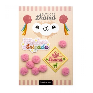 Cartela de patches me lhama - Imaginarium