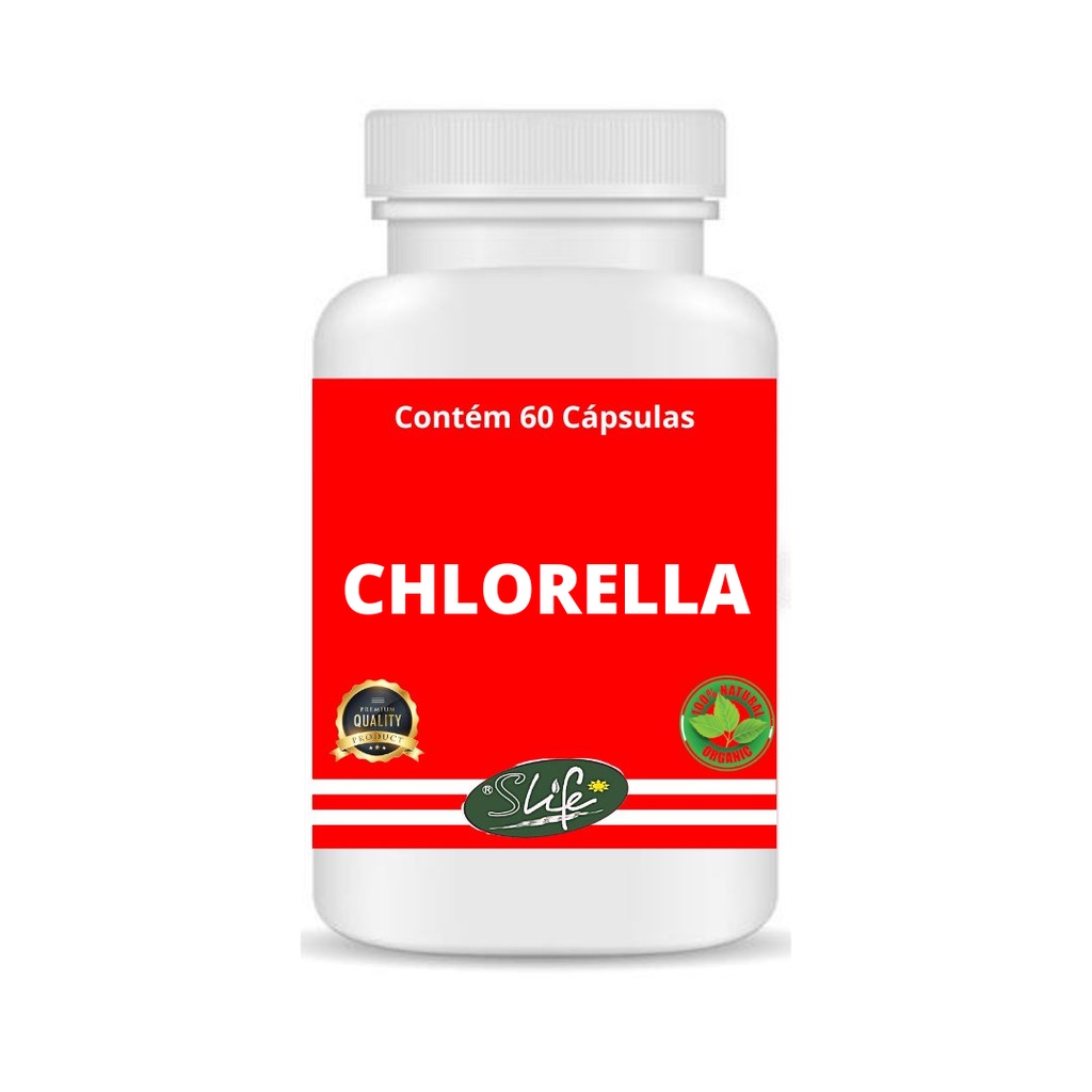 Chlorella 100% Natural 60 Cápsulas