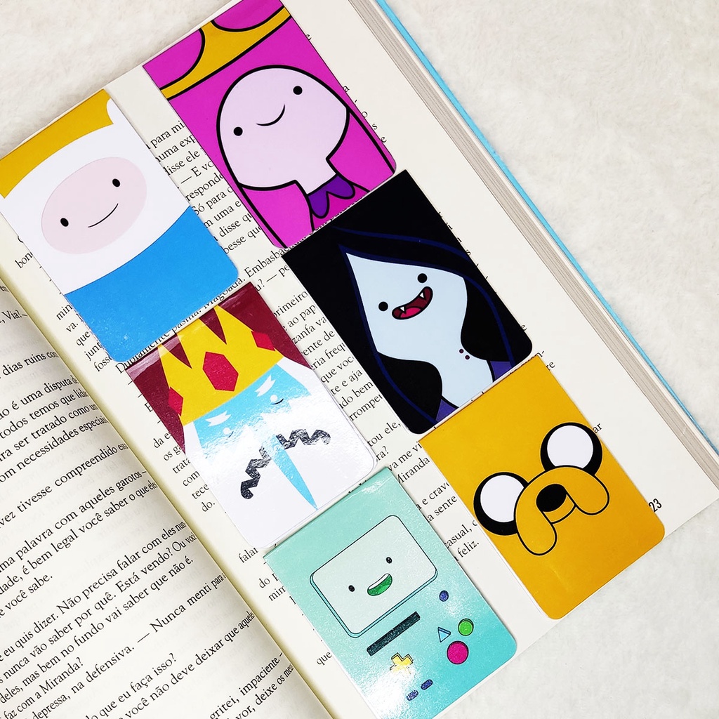 Hora de Aventura - Marca Página Magnético em Oferta na Shopee