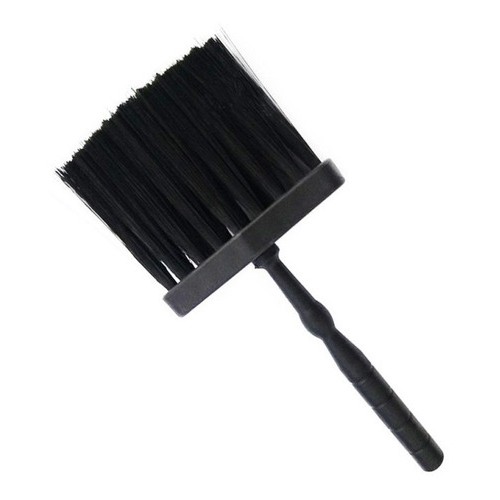 Espanador Cabelo Barbeiro Profissional Escova Limpeza Preto Salão de Beleza