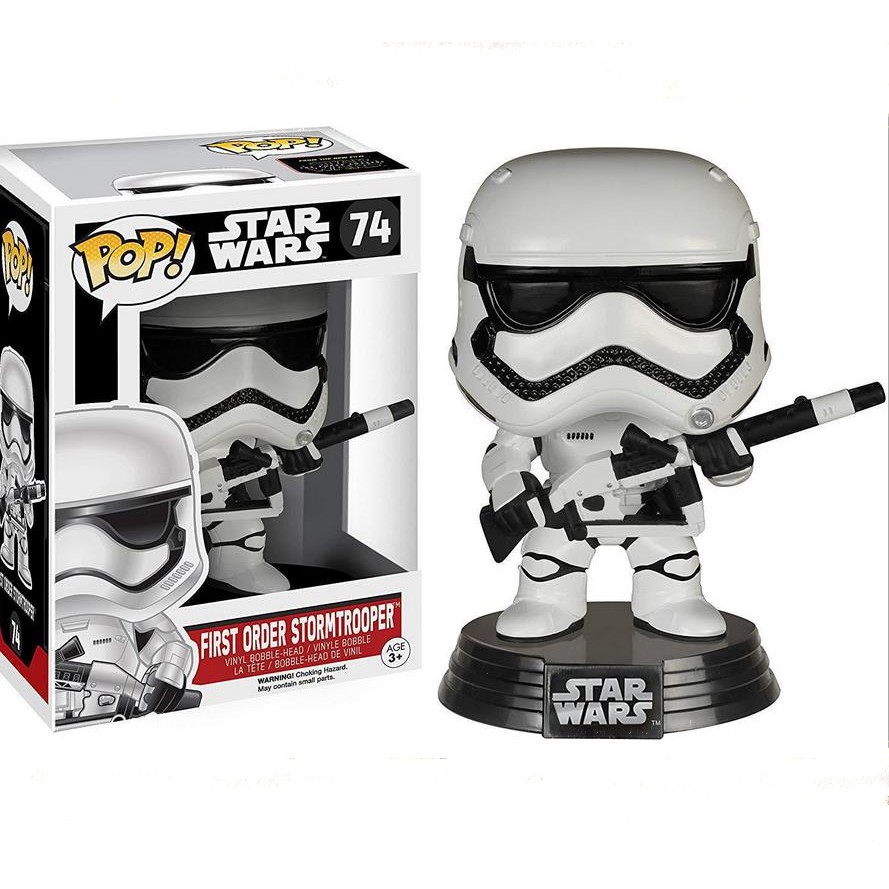 Funko Pop! Star Wars Chewbacca Porg First Order Stormtrooper Vinyl ...