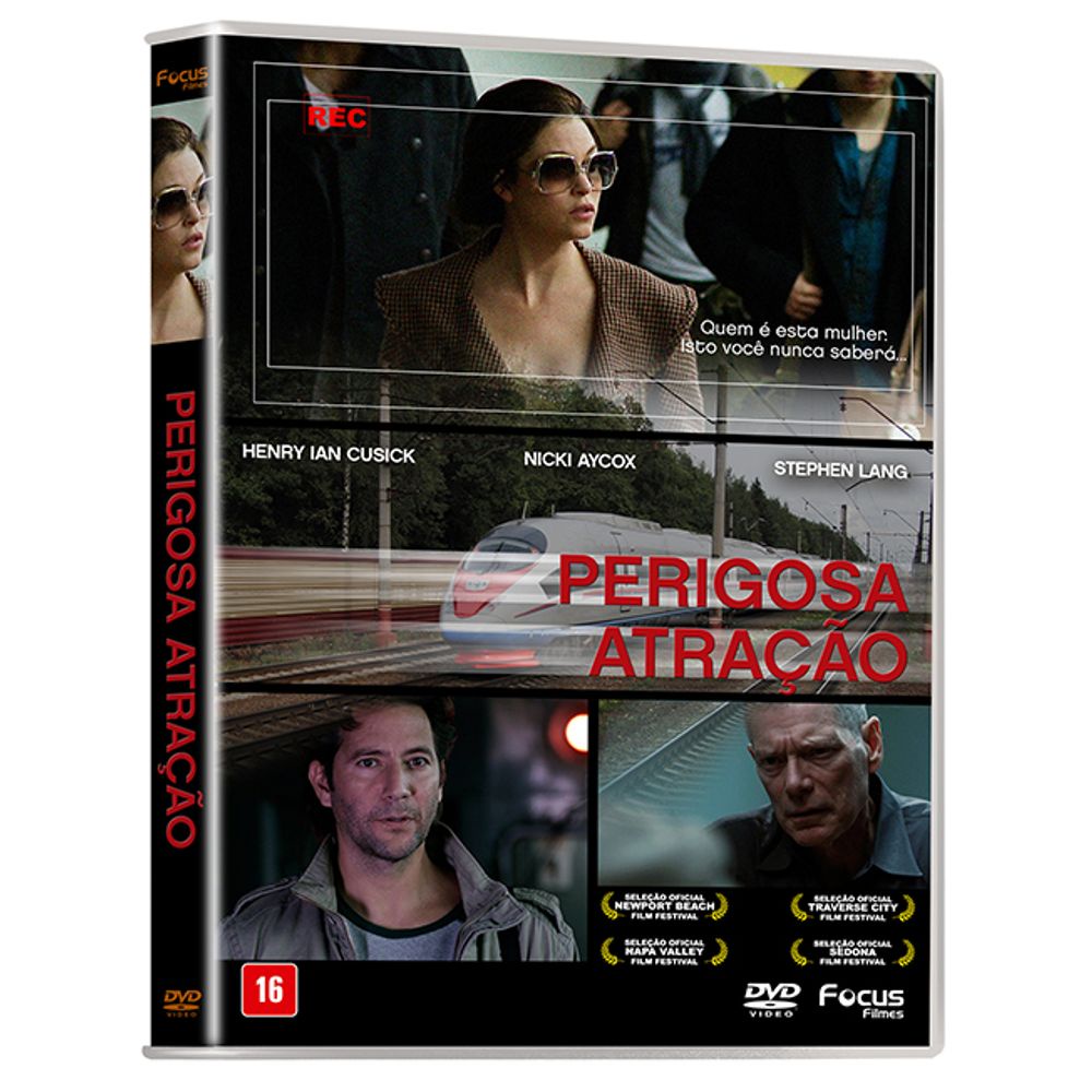 DVD Perigosa Atração - Edição ORIGINAL - Henry Ian Cusick - Thriller / Suspense - Novo Lacrado