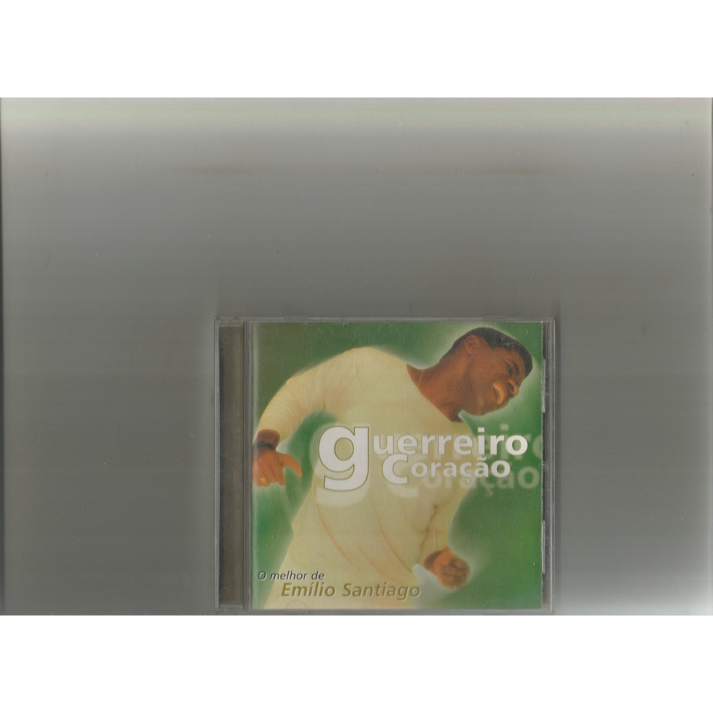 CD* O Melhor de Emílio Santiago - Guerreiro Coração * USADO