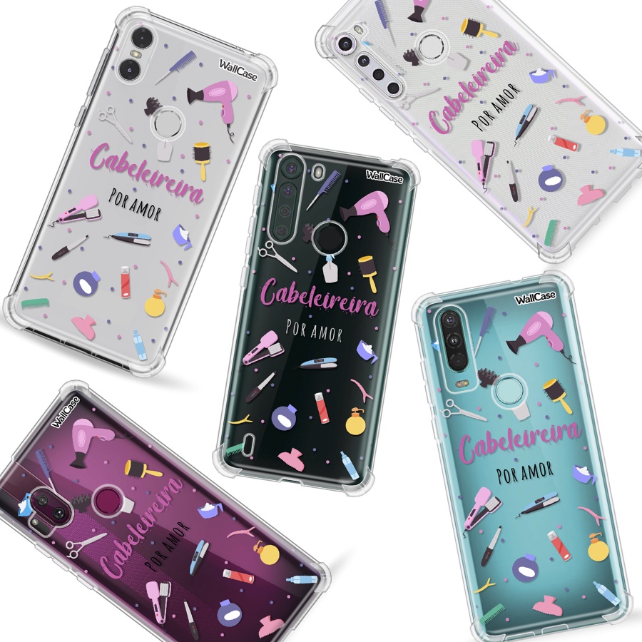 Capinha de Celular Cp29 Profissão Cabeleireira Para Moto G9 G10 G22 G30 G31 G41 G52 G60 G62 G71 G75 G100 G200 Edge