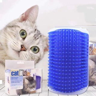 Escova Tira Pelos Pet Parede Gatos Com Catnip Massagem em Oferta na Shopee