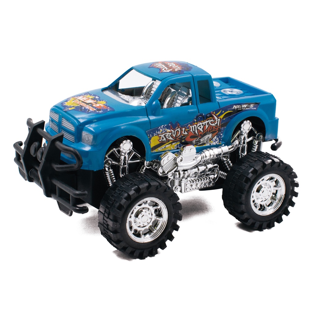 Carrinho de Brinquedo a Fricção SUV Caminhonete GTR Champion Pica Pau
