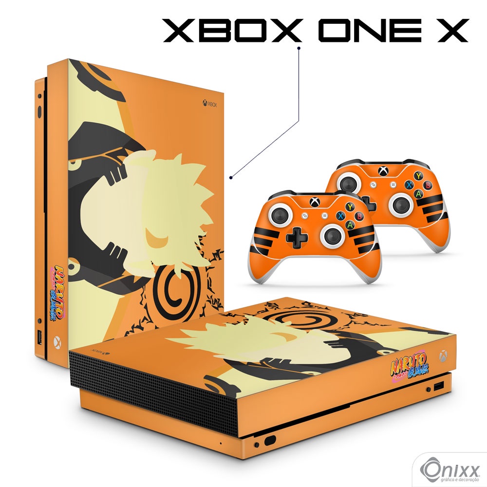 Skin XBOX ONE X Adesiva Naruto Uzumaki Minimalist