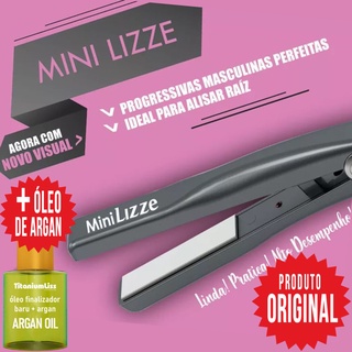 Prancha Chapinha Mini Lizze BiVolt + Óleo de Argan