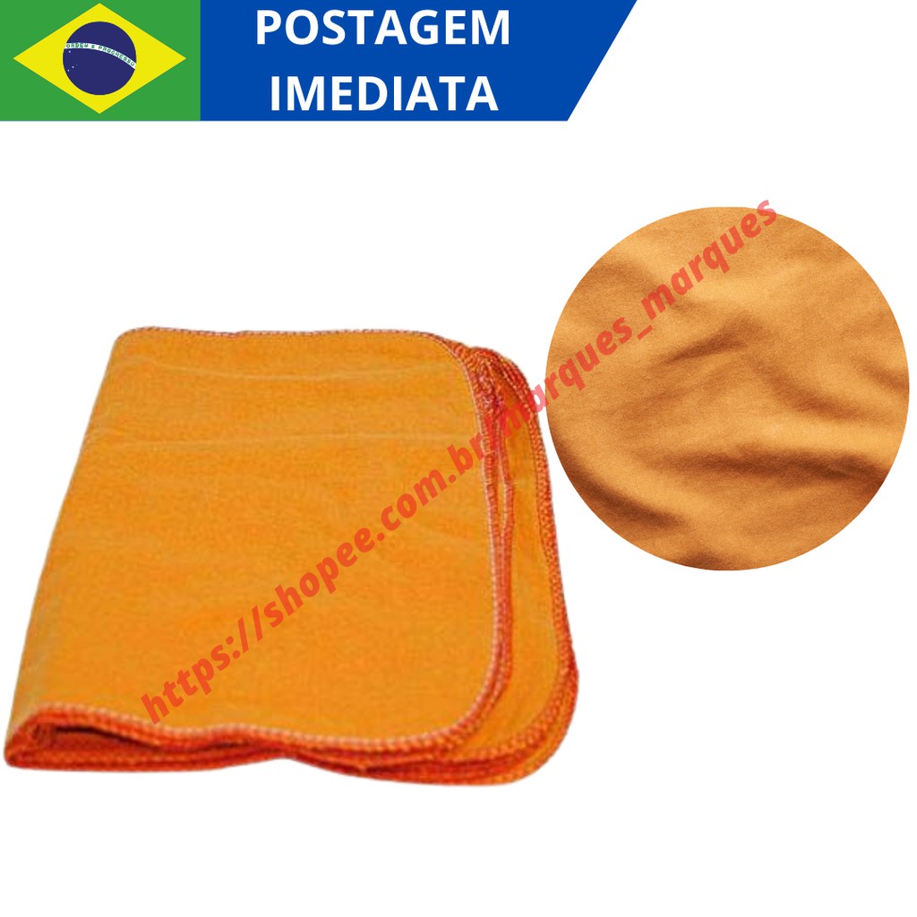 Pano Flanela Limpeza Automotiva uso Geral 28x38
