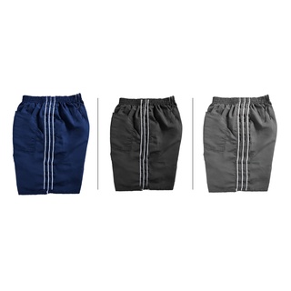 Kit 03 bermuda Tactel Plus Size Masculino Costura Reforçada e Regulagem Na Cintura.