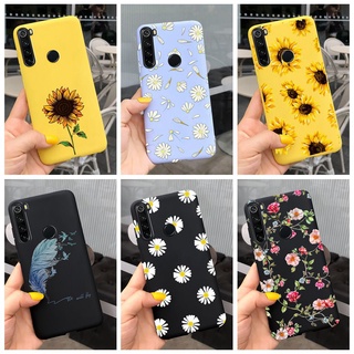 Capa De Silicone Tpu Flexível Cor Pastel Girassol Para Xiaomi Redmi Note 8 / Note 8 Pro / Note 8t