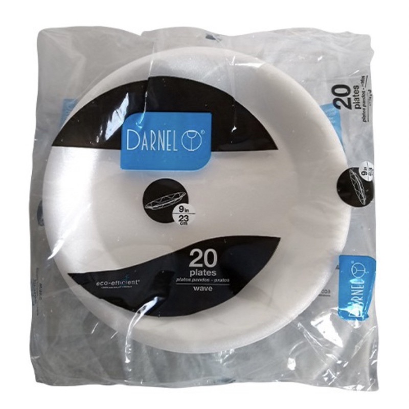 Prato De Isopor Refeição 23 Cm C/100 Un. - Festa Descartável darnel em Oferta na Shopee