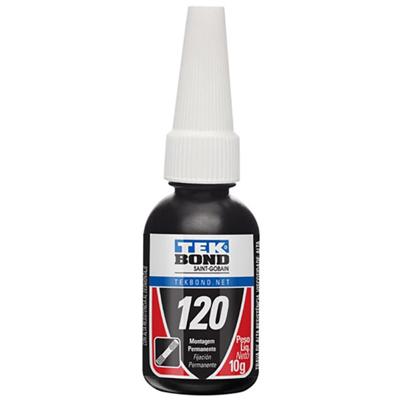 Cola Trava Parafusos 120 Vermelho 10 GR 20141004000 TEKBOND - Home & Living