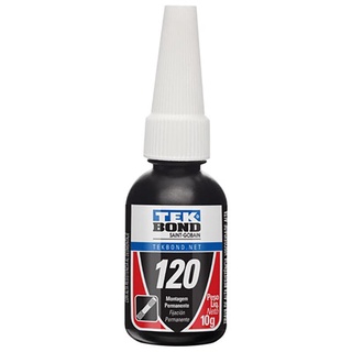 Cola Trava Parafusos 120 Vermelho 10 GR 20141004000 TEKBOND