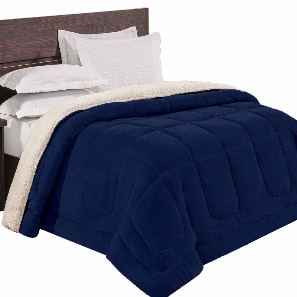 Coberdrom Queen Alaska Sherpa/Manta Dupla Face MaYu CONFECÇÕES em Oferta na Shopee