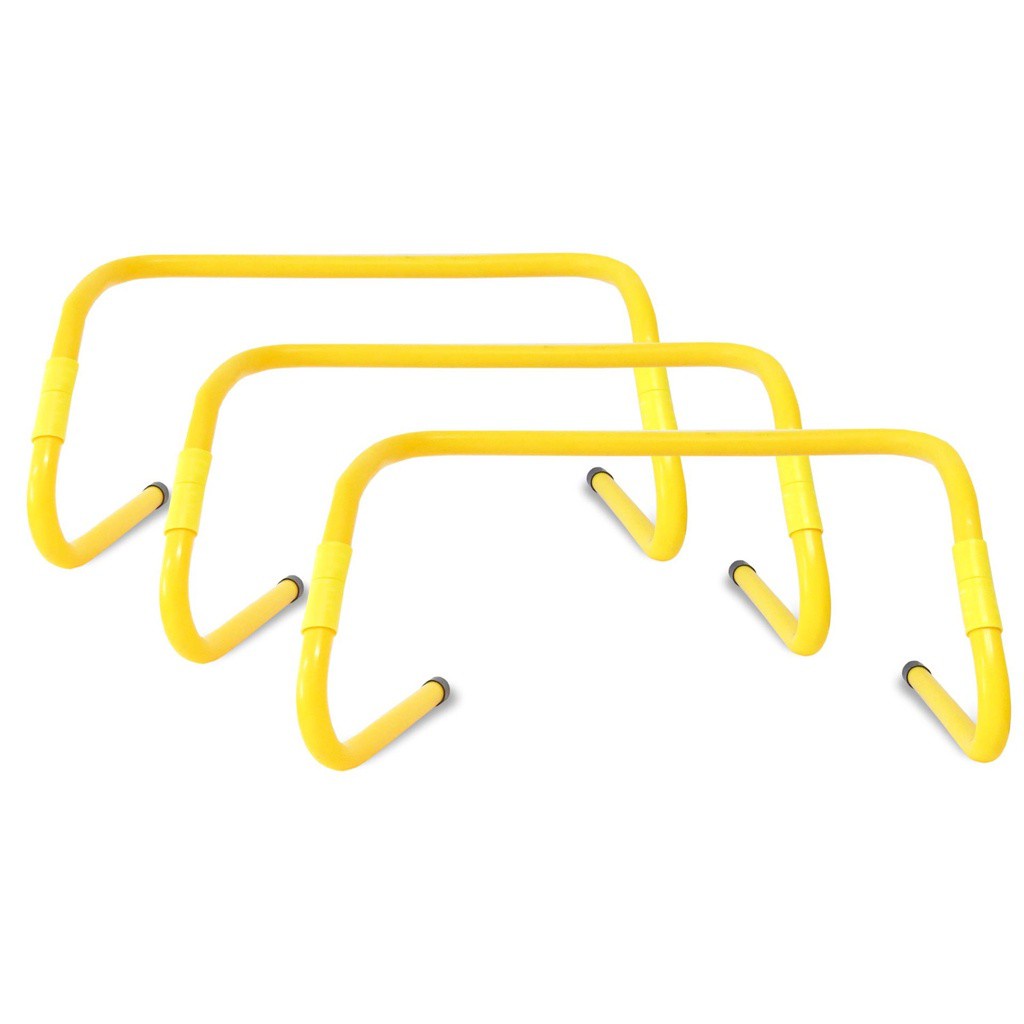 Kit 3 Barreiras De Salto 2 Ajustes Amarelo Odin Fit em Oferta na Shopee