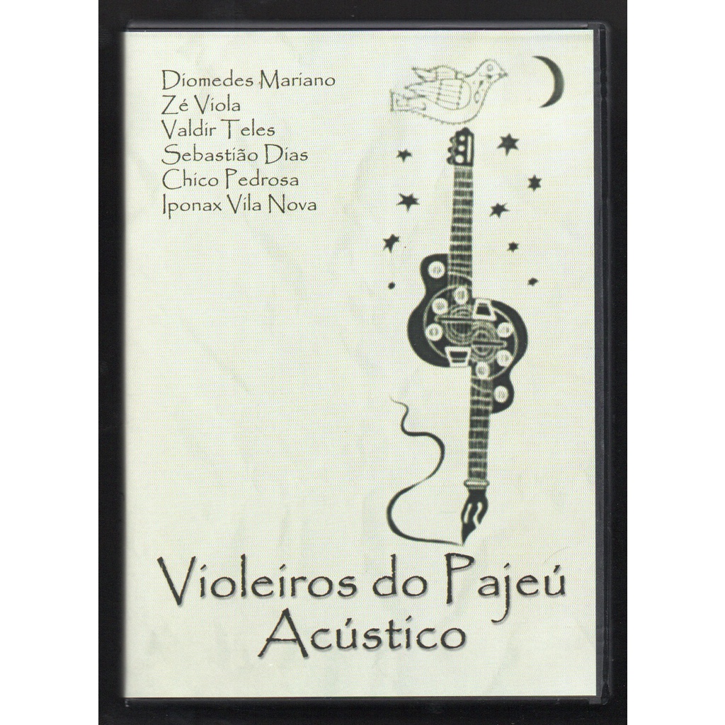 DVD Violeiros Do Pajeú | Acústico | Valdir Teles + Sebastião Dias (Lacrado) Raridade
