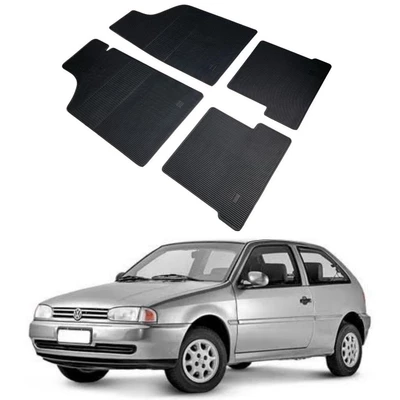 Jogo 4 Pecas Tapete Automotivo Especifico Gol G1/ G2 Todos 100% Borracha Borcol