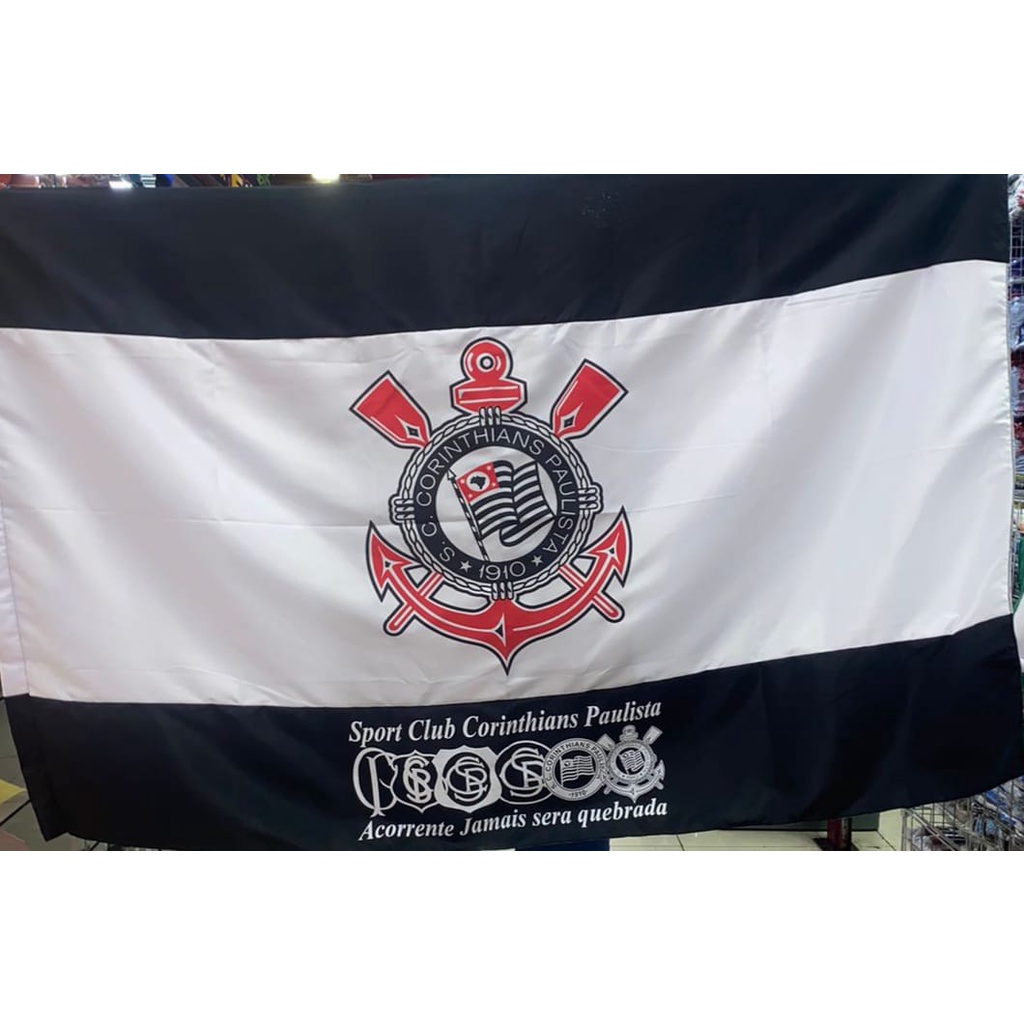 BANDEIRAS DE TIMES DE FUTEBOL CORINTHIANS 1x1.20