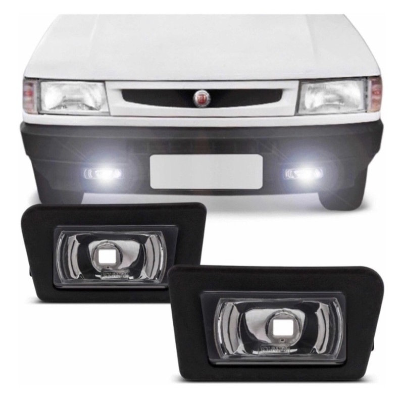 Par Farol Milha Neblina Auxiliar Uno Fiorino 1984 À 2004 O Melhor! em Oferta na Shopee