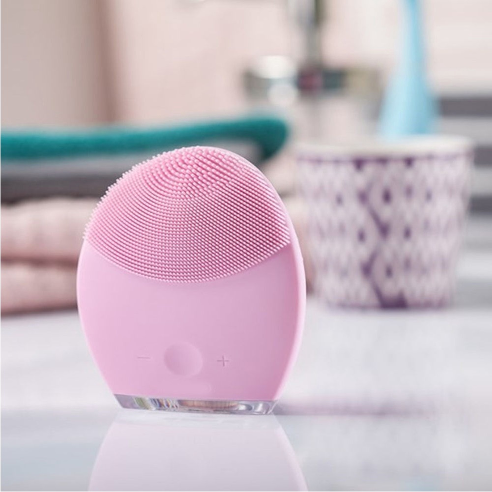 Esponja Elétrica Massageador Elétrico Limpeza Facial Escova De Silicone Recarregável