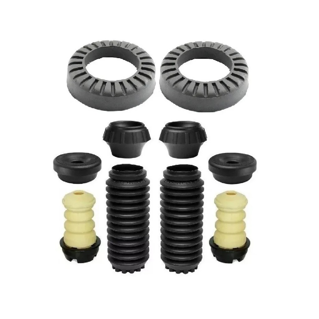 Kit par Coifa com batente caneca + Calço Amortecedor Traseiro Volkswagen Gol G2 G3 G4