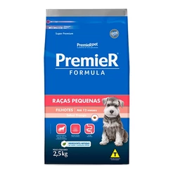 Ração Premier Fórmula para Cães Filhotes de Pequeno Porte Sabor Frango - 2,5Kg