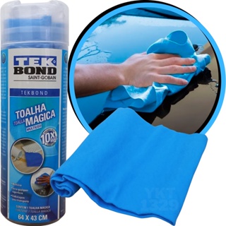 Toalha Mágica Original Tekbond Absorve Água e Limpa Seca Seu Carro em Oferta na Shopee