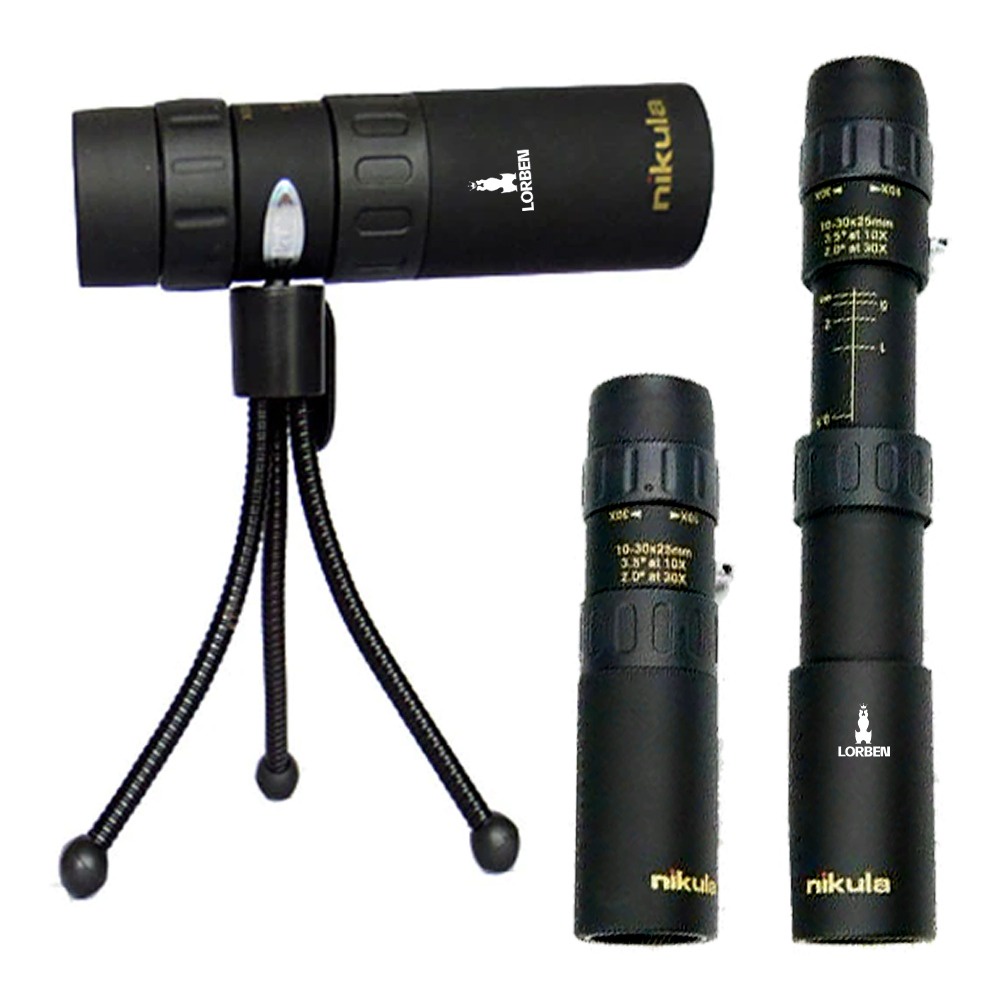 Monóculo Luneta 10-30x25 Profissional Tático Telescópio