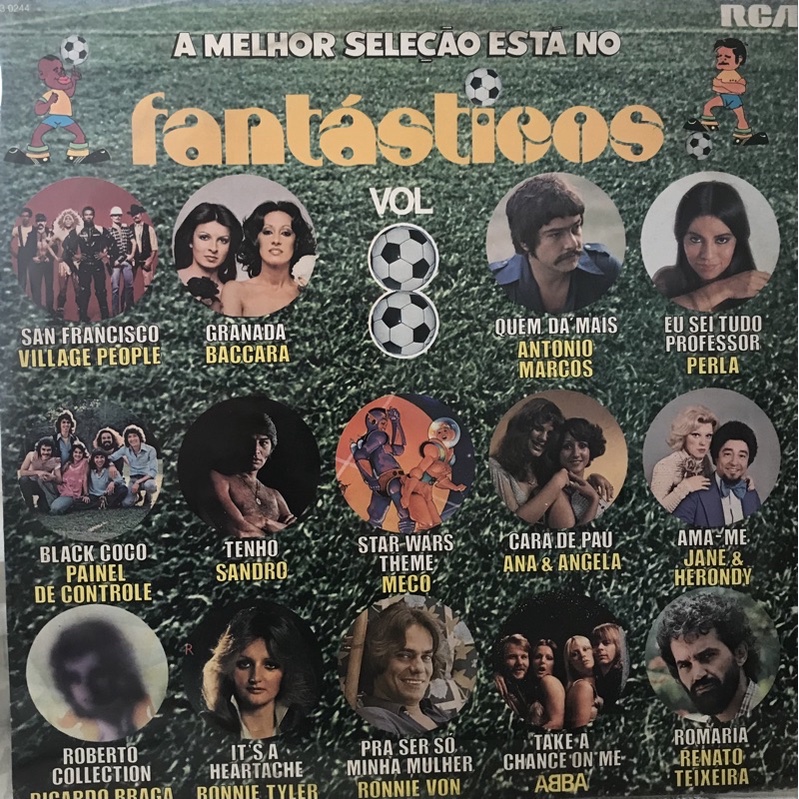 LP FANTÁSTICOS VOL 8 - PAINEL DE CONTROLE - MECO - BONNIE TYLLER - RENATO TEIXEIRA - 1978 - mv