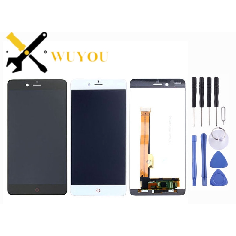 NX569J LCD Screen Mobile Phone for ZTE Nubia Z17 Mini Black Color : Black NX569H and Digitizer Full Assembly 
