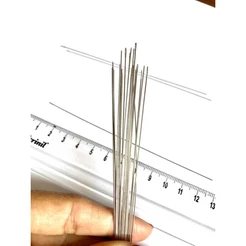 Agulha Extra fina Miçangas Bem Pequenas Trabalhos Artesanais e Bordados Pedraria