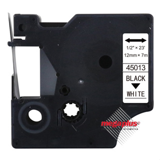 Fita Compativel P/ Rotuladora Dymo D1 Series 45013 / 45018   LabelManager PNP/150/160/210D/280/350 em Oferta na Shopee