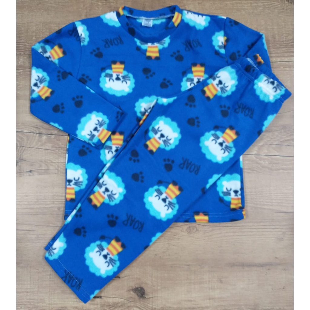 Conjunto Juvenil Soft Estampado Gola Careca Pijama Soft Tam 10 12 14 16 Shopee Brasil