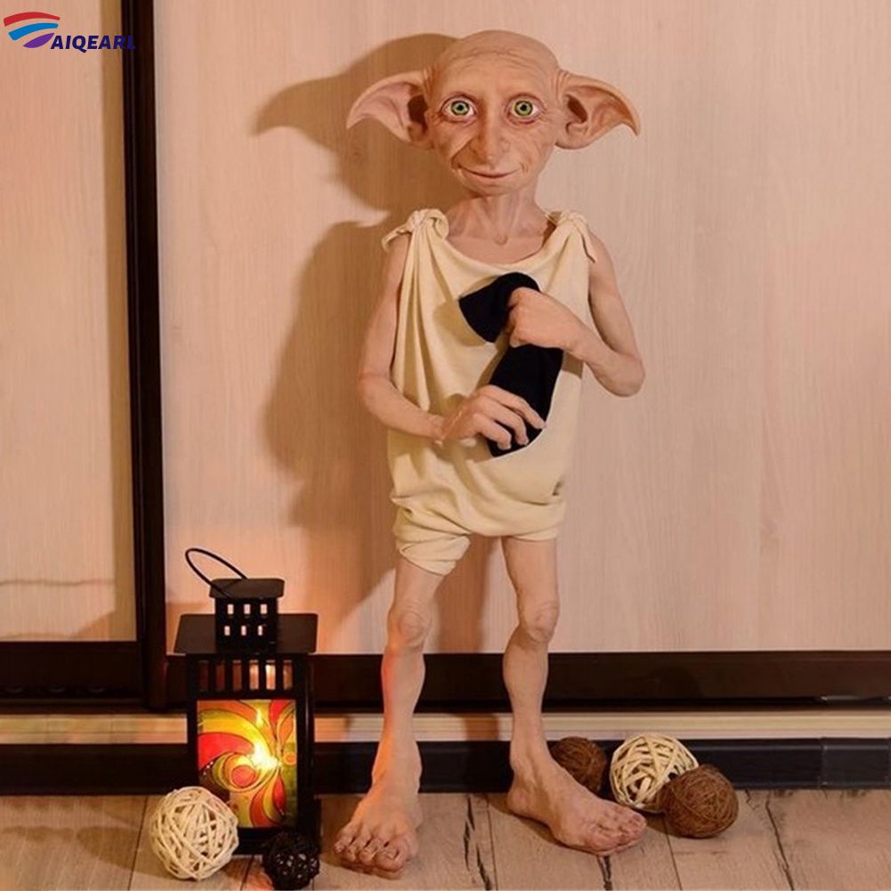 Aiqaral Harry Potter 16 Cm Alto Domésticos Elf Dobby , a Natural Ambientalmente Amigável Boneca De Látex Coletado Por