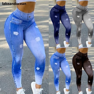 Calças femininas sensuais/leggings de cintura alta