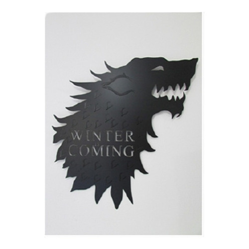 Game Of Thrones (Stark) 40x59cm MDF Wooden Wall Art Print
