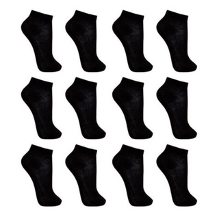 Kit 12 Pares Meias Masculina Soquete Cano Curto PRETA 38 Ao 44 ENVIO 24h em Oferta na Shopee