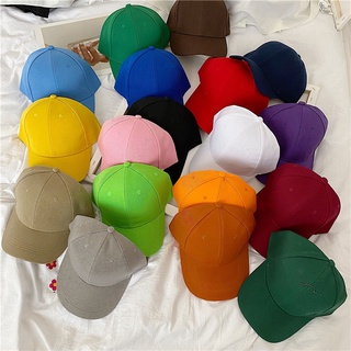 Boné Liso de Algodão Tecido Aba Curva