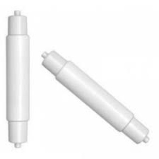 Rolete p/ Papel Higiênico Plástico Branco Kit c/ 2 unidades