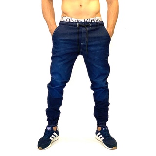 Calça Jogger Masculina Swag Destroyed Jeans e Sarja Cores Promoção