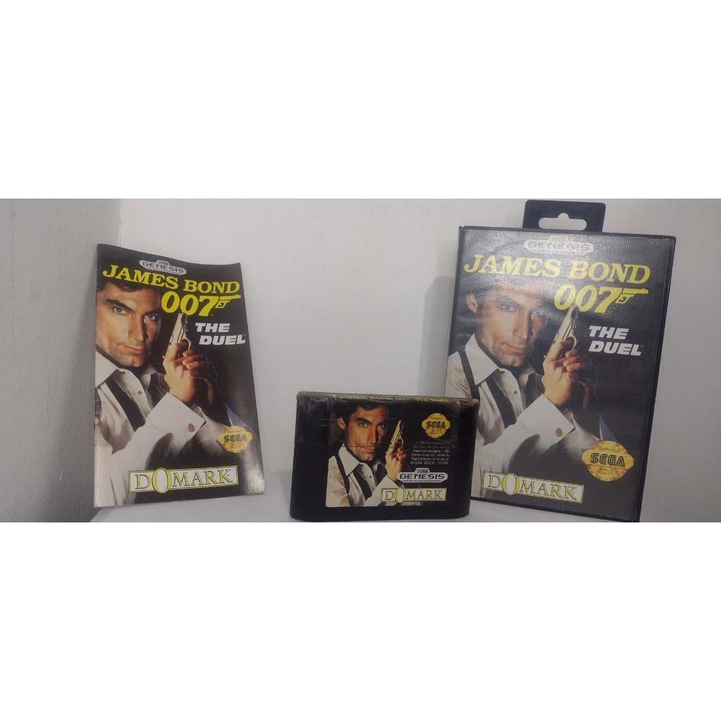 JAMES BOND THE DUEL 007 AMERICANA ORIGINAL RARIDADE MEGA DRIVE/GENESIS C/CAIXA E  MANUAL