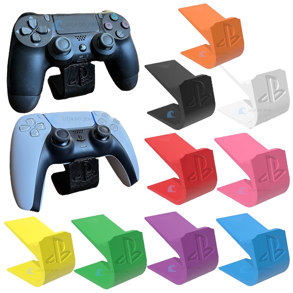 Suporte De Mesa Controle Console Game Playstation Ps4 Ps5 Ps3