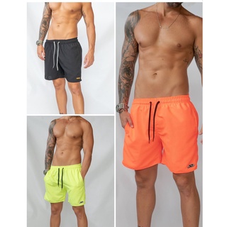 Kit 3 Short Masculino Praia Neon
