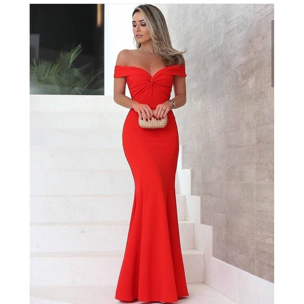 vestido longo sereia para madrinha de casamento