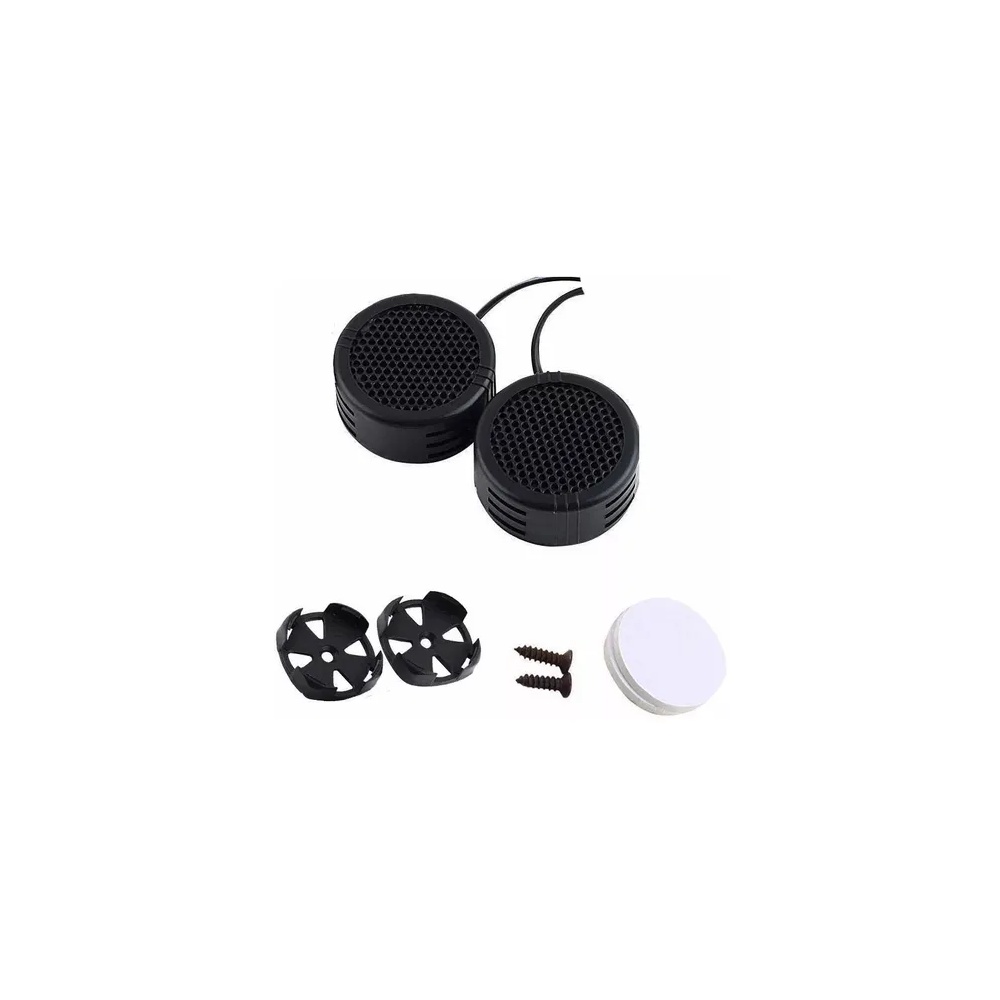 Par Mini Tweeter Colar Adesivo P/ Porta Painel 160rms
