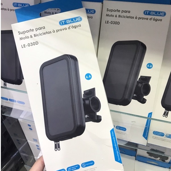 Suporte Capa De Celular A Prova D'Água Para Moto Ou Bicicleta LE-030D IT-BLUE